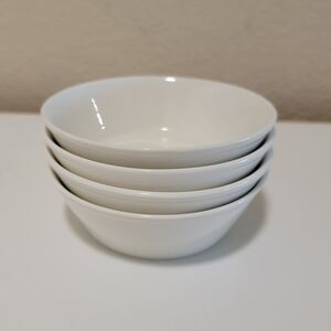 Elegant DAISO White Ceramic Dipping Bowl Set